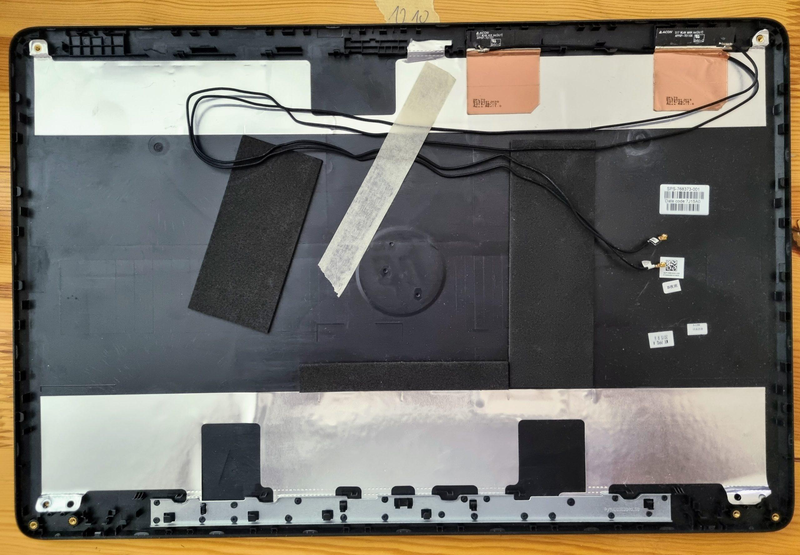 HP ProBook 470 G2 17,3" LCD hátlaphoz A Shell 768373-001 - Image 2