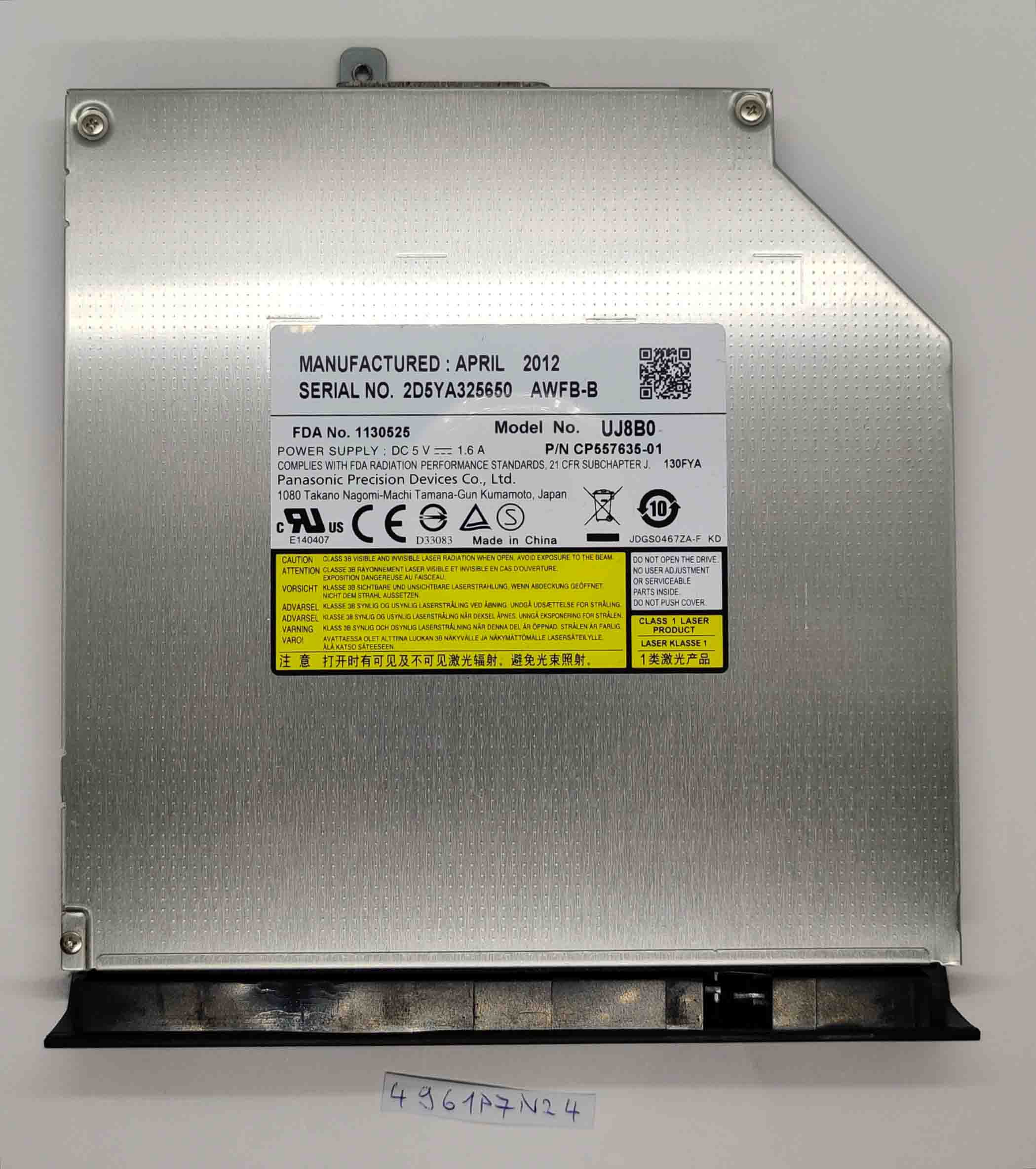 Fujitsu Lifebook AH531 DVD-író meghajtó BLU-RAY ROM - CP557635-01