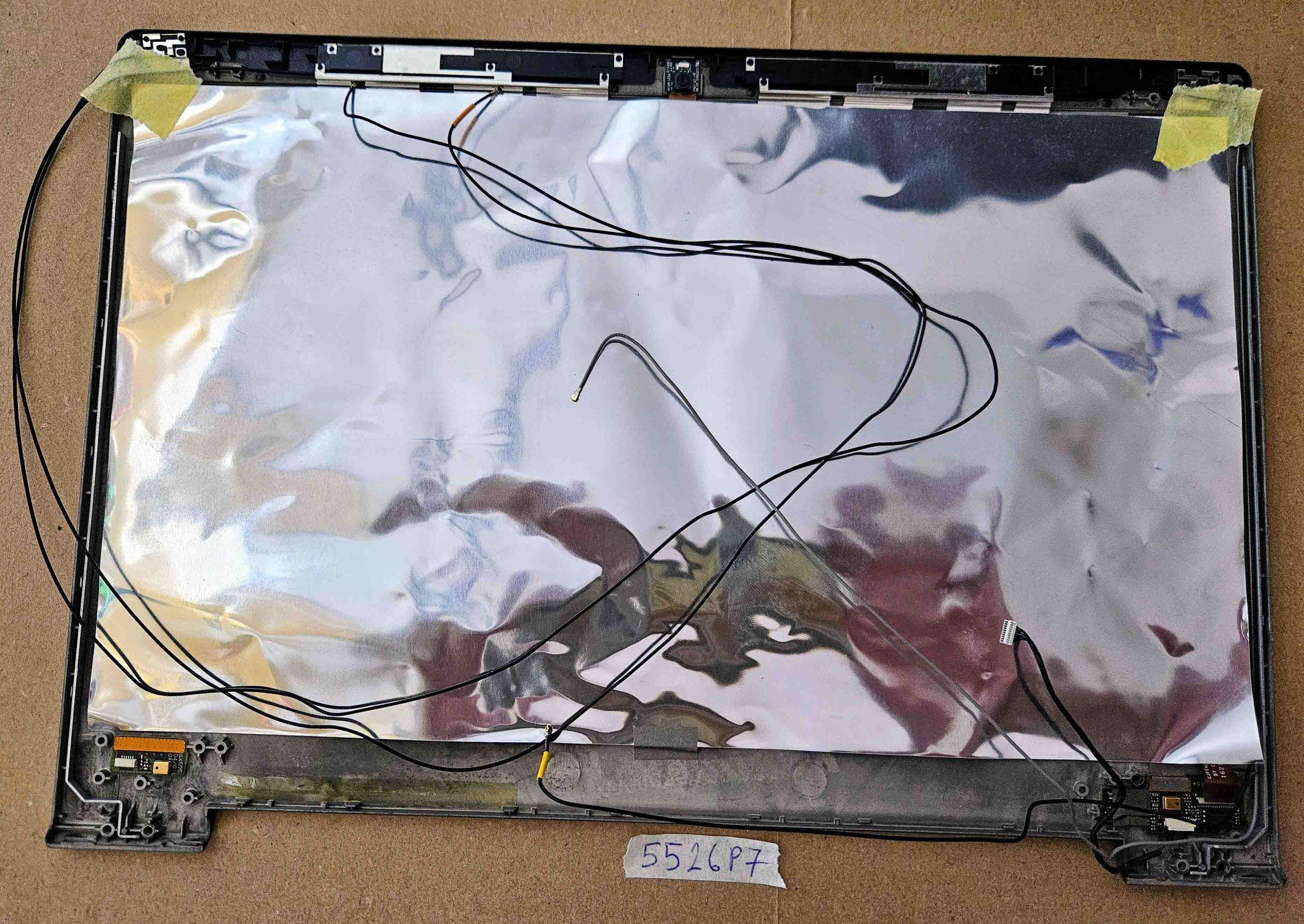 Fujitsu Lifebook E745 LCD kijelző hátlapja kamerával - Cserealkatrész - Image 2