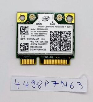 Eredeti Centrino Advanced-N 6205 vezeték nélküli kártya LENOVO ThinkPad FRU 60Y3253 laptop alkatrészekhez