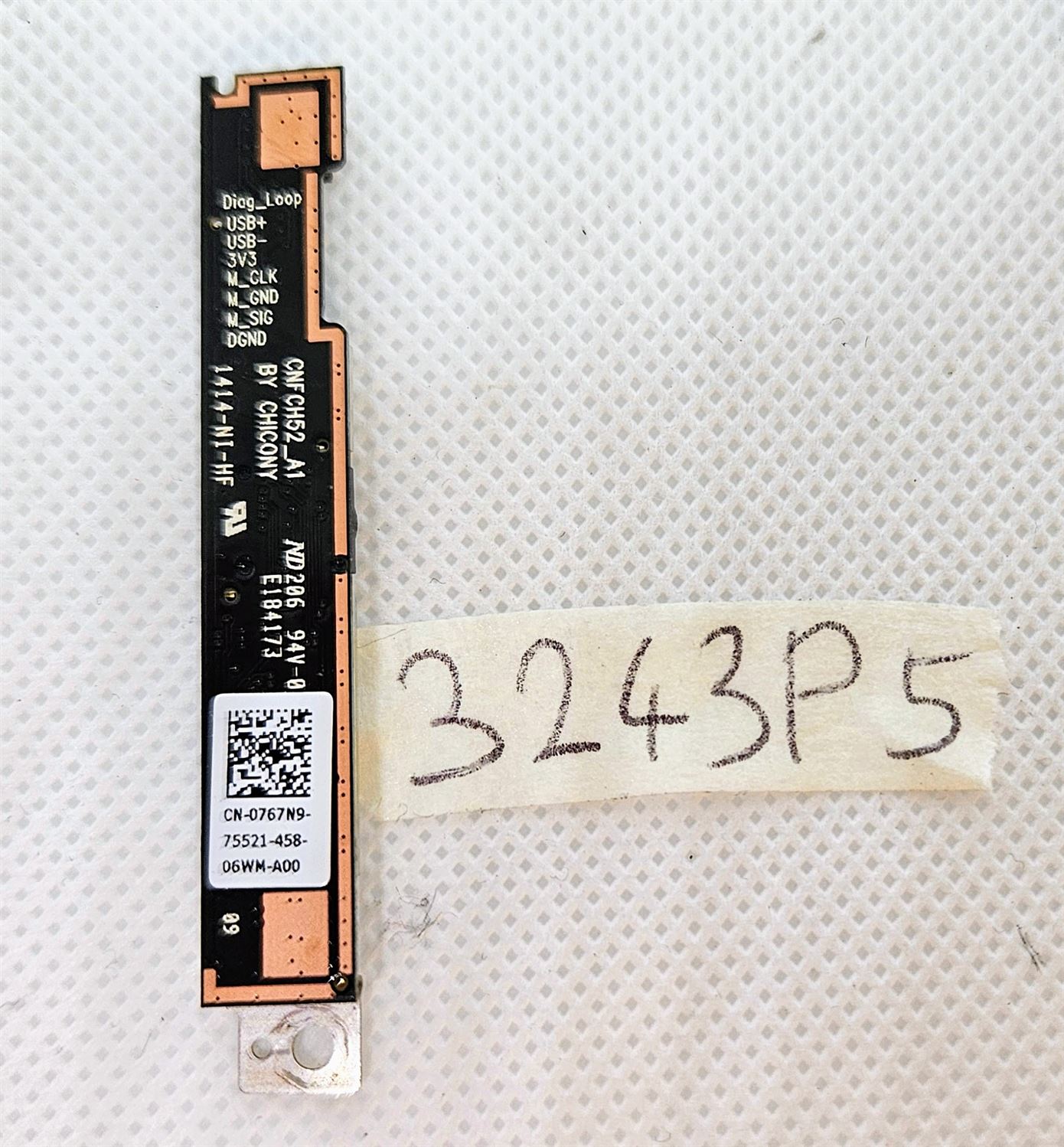 Eredeti DELL LATITUDE E5540 E5440 E6440 E6540 laptop webkamera 0767N9 – Kiváló minőségű cserealkatrész