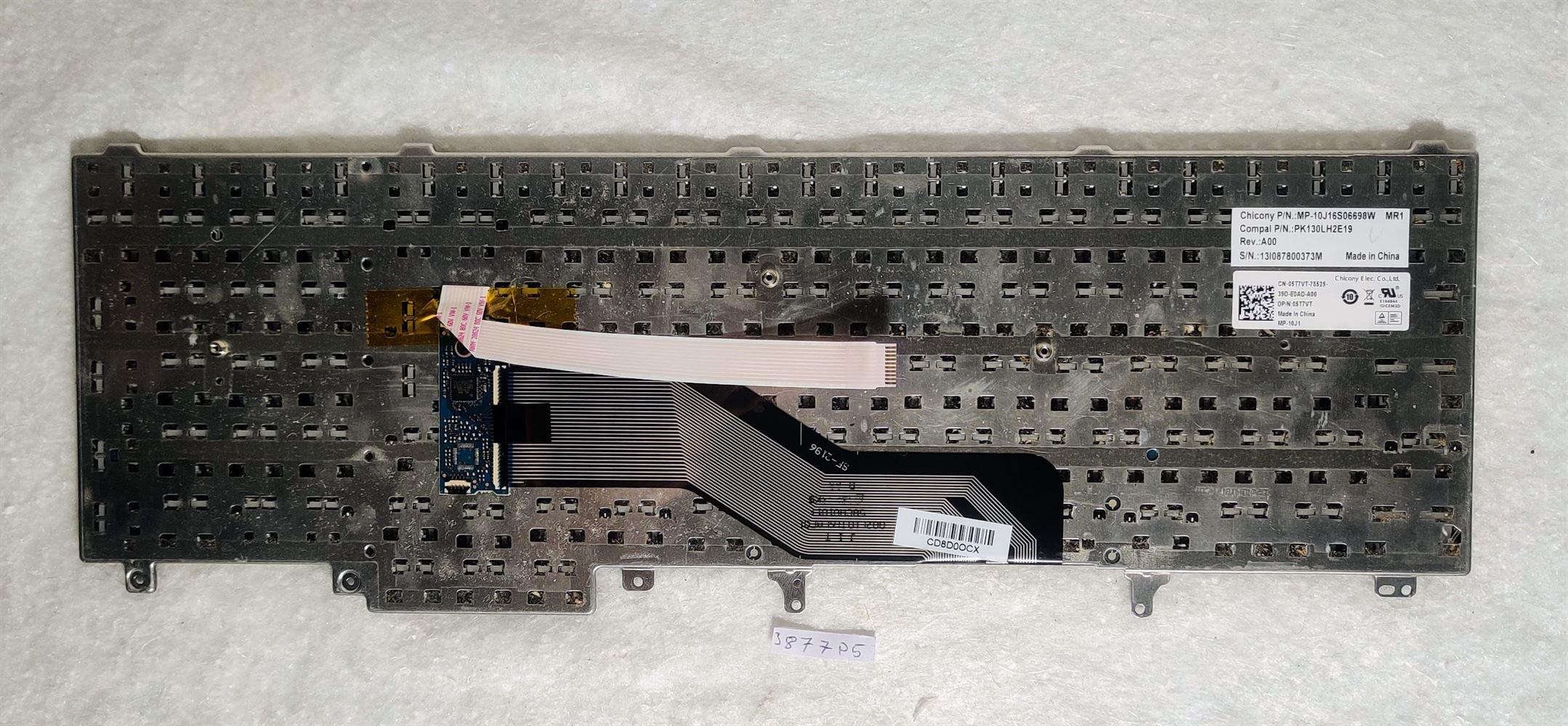 Eredeti Dell Latitude E5530 svéd finom billentyűzet 05T7VT - Image 2