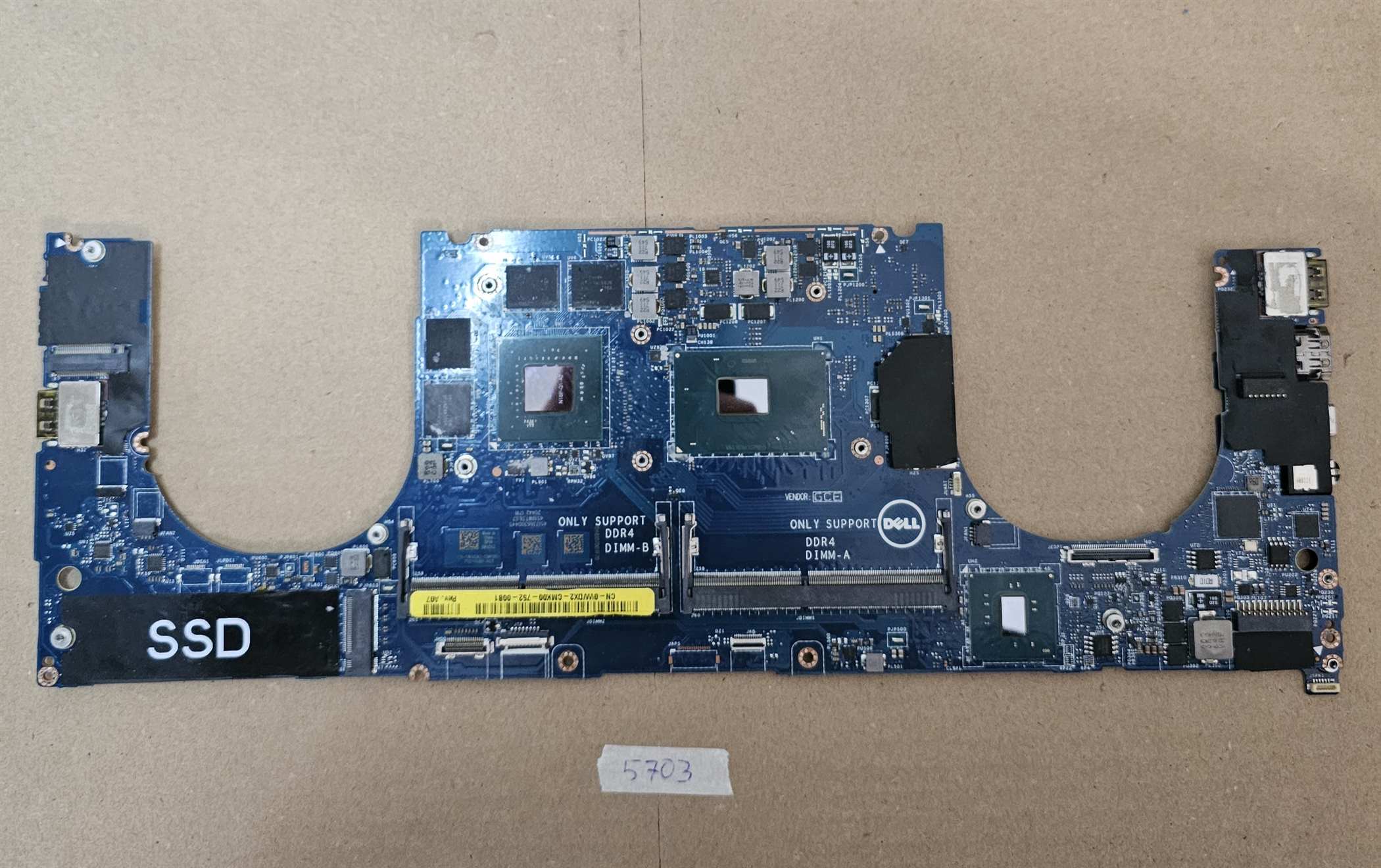 Eredeti Dell Precision 5510 laptop alaplap I7 0WVDX2 – Tesztelt és működőképes