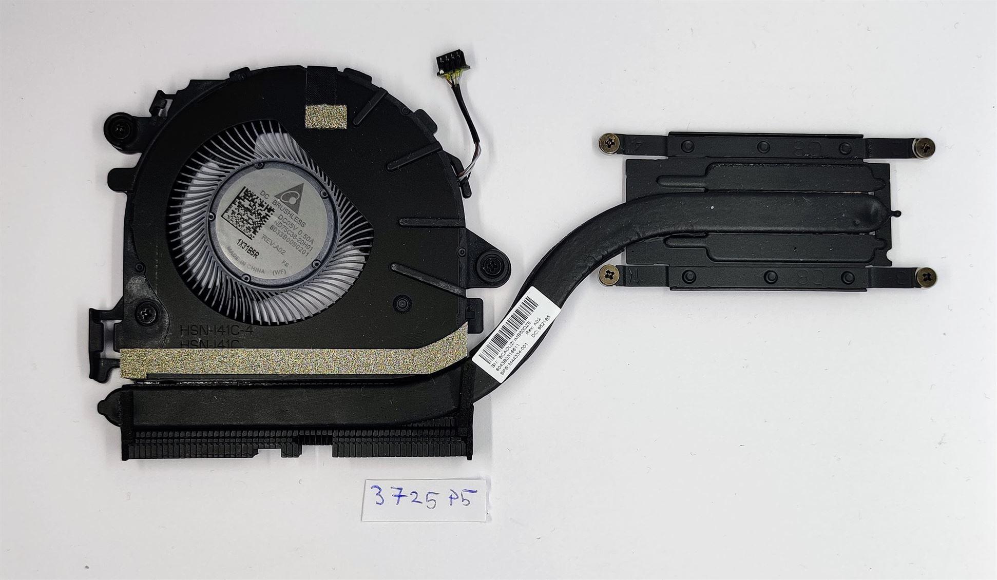 Eredeti HP EliteBook 840 G8 14 laptop CPU hűtőventilátor wHeatsink M44334-001 M07102-001