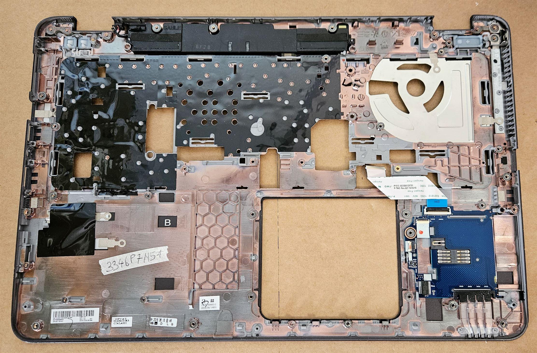 Eredeti HP ZBook 15U G3 821155-001 6070B0948301 laptop csuklótámasz - OEM csere - Image 2