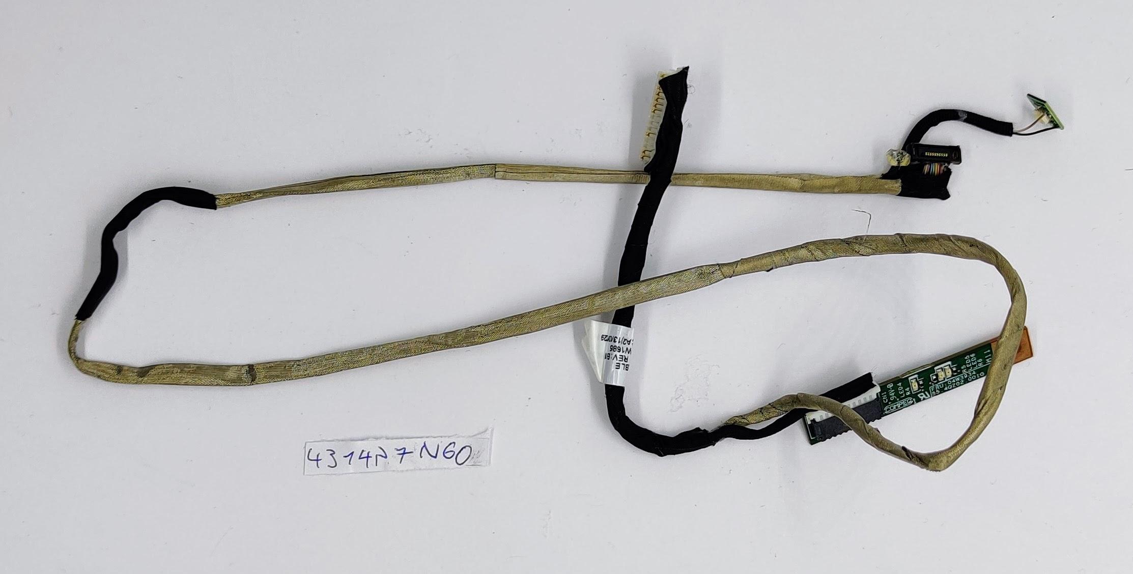 Eredeti Lenovo ThinkPad T430SI T430S T420si T420S LCD kamerakábel 50.4KF05.001 04W1685