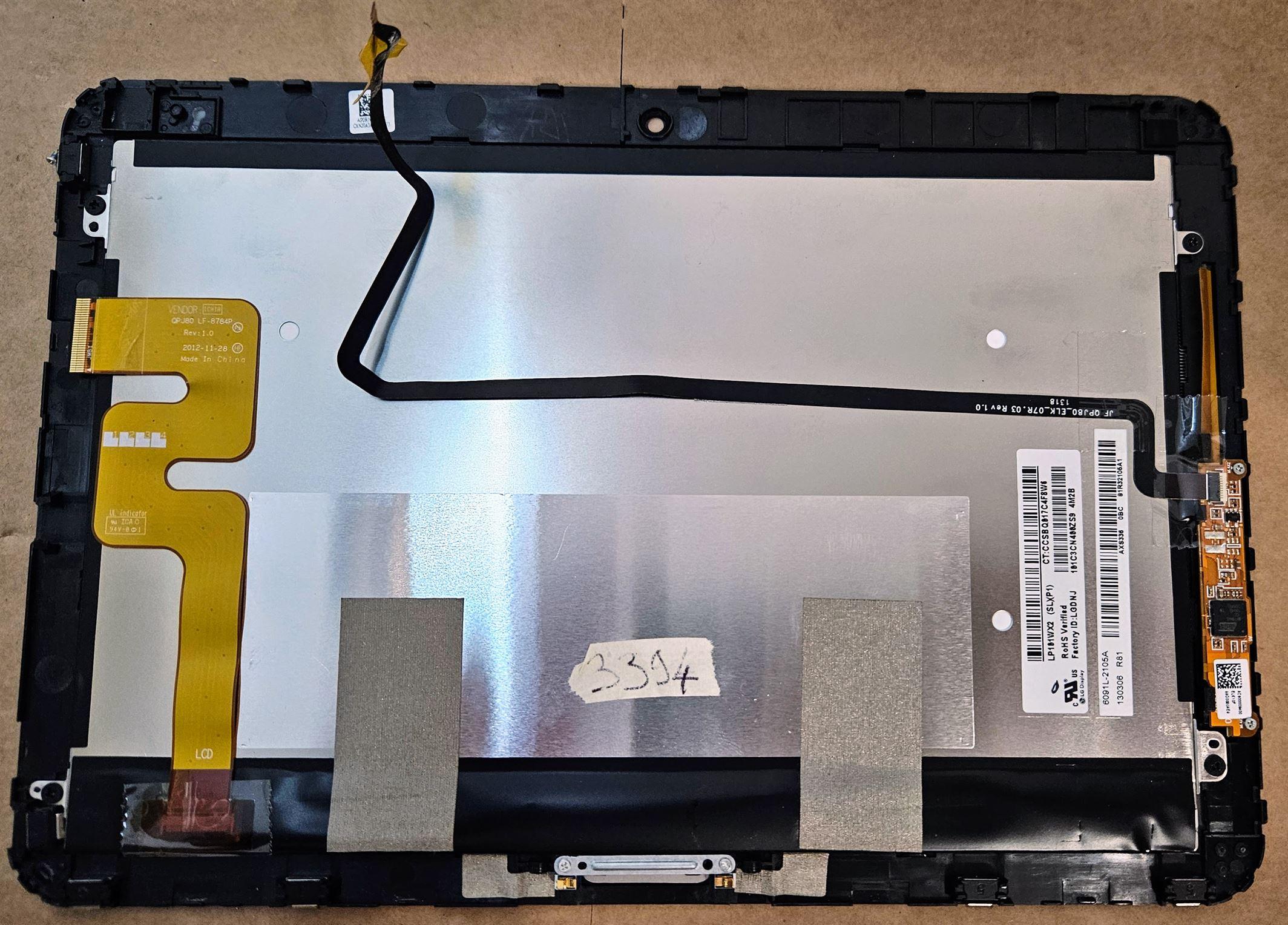 HP ElitePad 900 G1 LCD érintőképernyős panel 721492-001 + LCD képernyő – Eredeti csere - Image 2