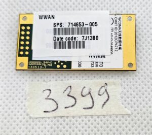 HP ElitePad 900 G1 WWAN HSPA+ MU733 kártya 714653-005 – Eredeti mobil szélessávú modul