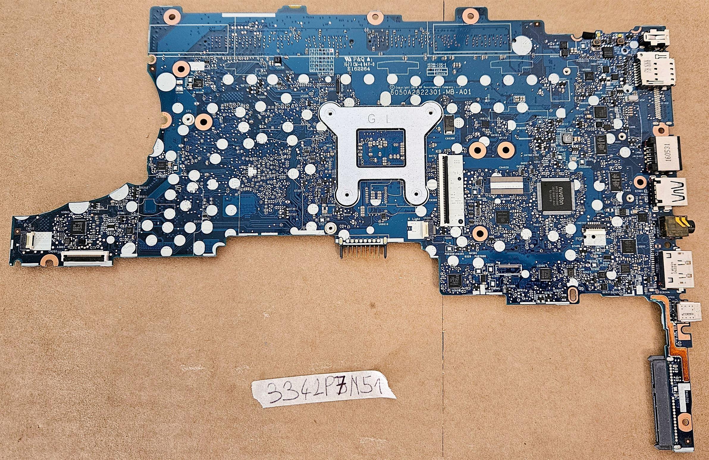 HP ZBook 15u G3 839235-001 918335-001 alaplap alaplap DSC i7-6500U – Eredeti csere - Image 2