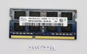HYNIX 1X4GB 4GB HMT351S6CFR8C-H9 DDR3 4GB 2Rx8 PC3 10600S Laptop Ram memória