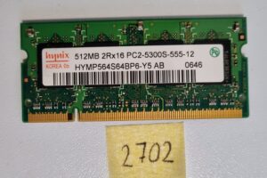 HYNIX HYMP564S64BP6-Y5 AB 512MB DDR2 laptop RAM PC2-5300S-555-12 SODIMM 2Rx16