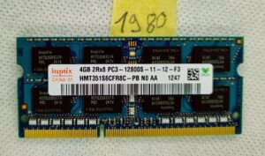 Hynix HMT351S6CFR8C-PB 4GB DDR3 1600MHz PC3-12800S SODIMM notebook RAM - Gyors és megbízható teljesítmény!