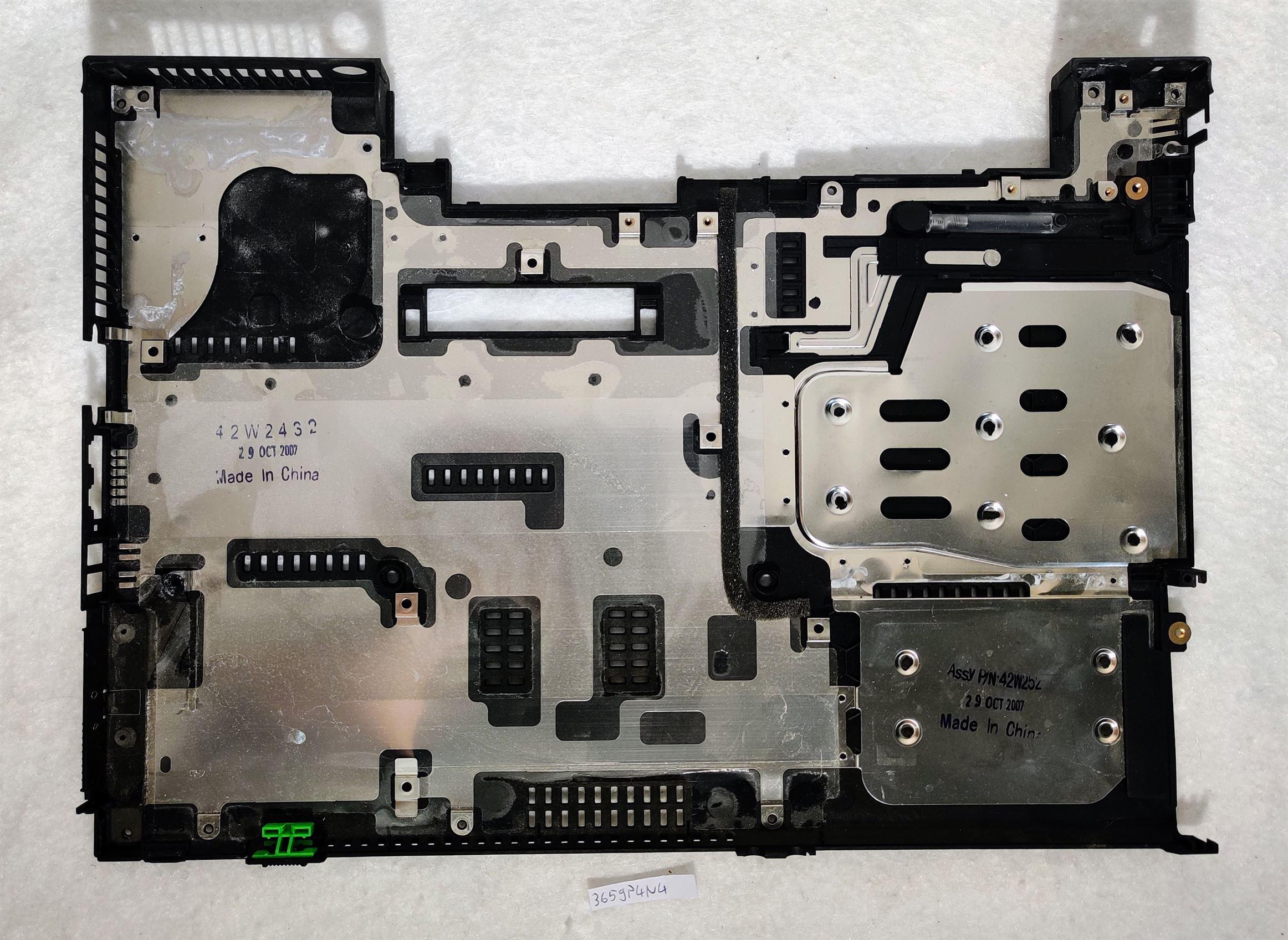 IBM Lenovo ThinkPad T61 T61p 14 Base, Alsó alváz burkolat Case 42W2523 Laptop alkatrészek - Image 2