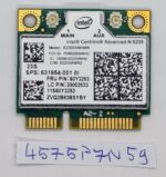INTEL CENTRINO ADVANCED-N 6205 VEZETÉK NÉLKÜLI PCI EXPRESS 62205ANHMW 2.4/5Ghz 0X9JDY