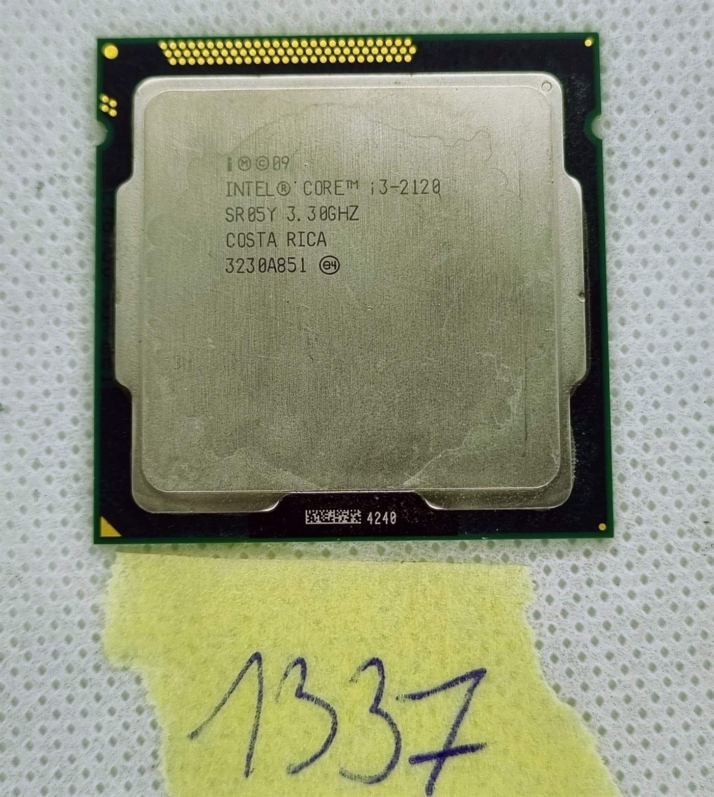 Intel Core i3-2120 3,30 GHz-es foglalat LGA1155 processzor CPU sr05y