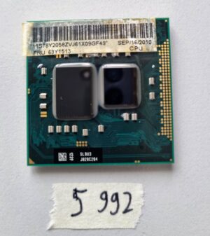 Intel Core i5-520M 2,40 GHz 3 MB gyorsítótár PGA988 kétmagos CPU processzor 63Y1513 – Laptop alkatrészek