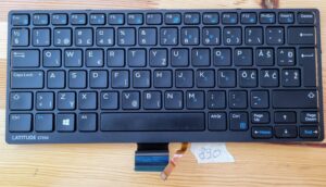 Billentyűzet UK Dell Latitude 12 5000 E5250 E7250 E7270 angol 0D2C6M