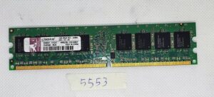 Kingston 1 GB 2Rx8 PC2-4200U 444-12 asztali RAM - Használt memóriamodul