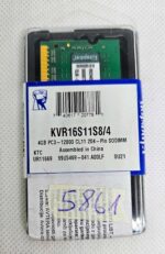 ÚJ Kingston RAM 4GB DDR3 1600MHz PC3-12800 SODIMM CL11 Laptop RAM SR x8
