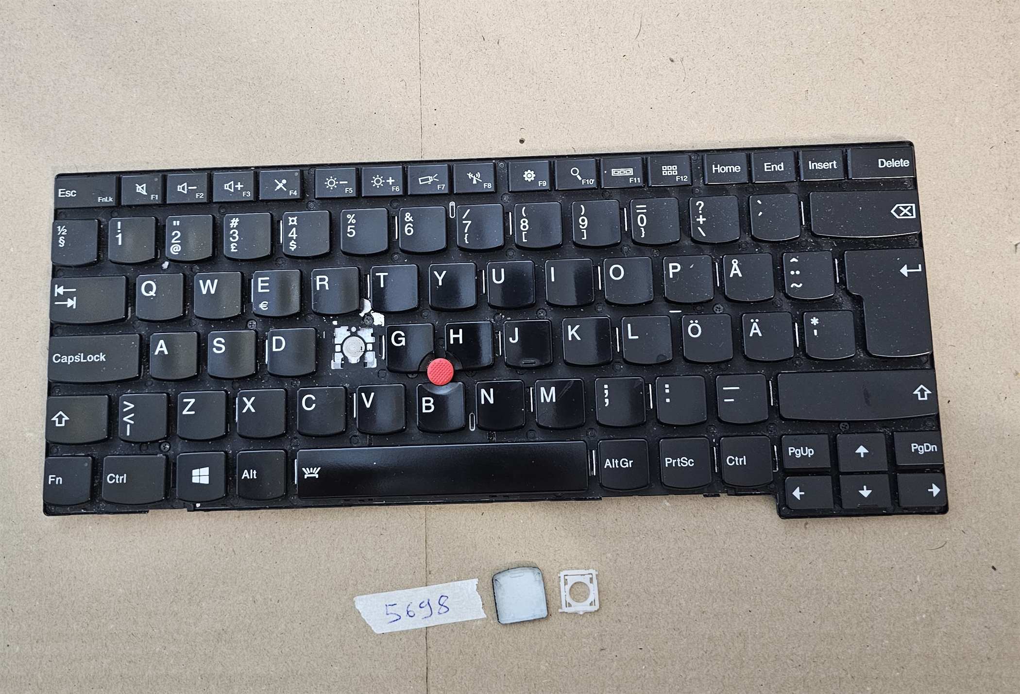 Egyedi billentyűzetbillentyű a Lenovo ThinkPad L460 FRU 04X0127-hez