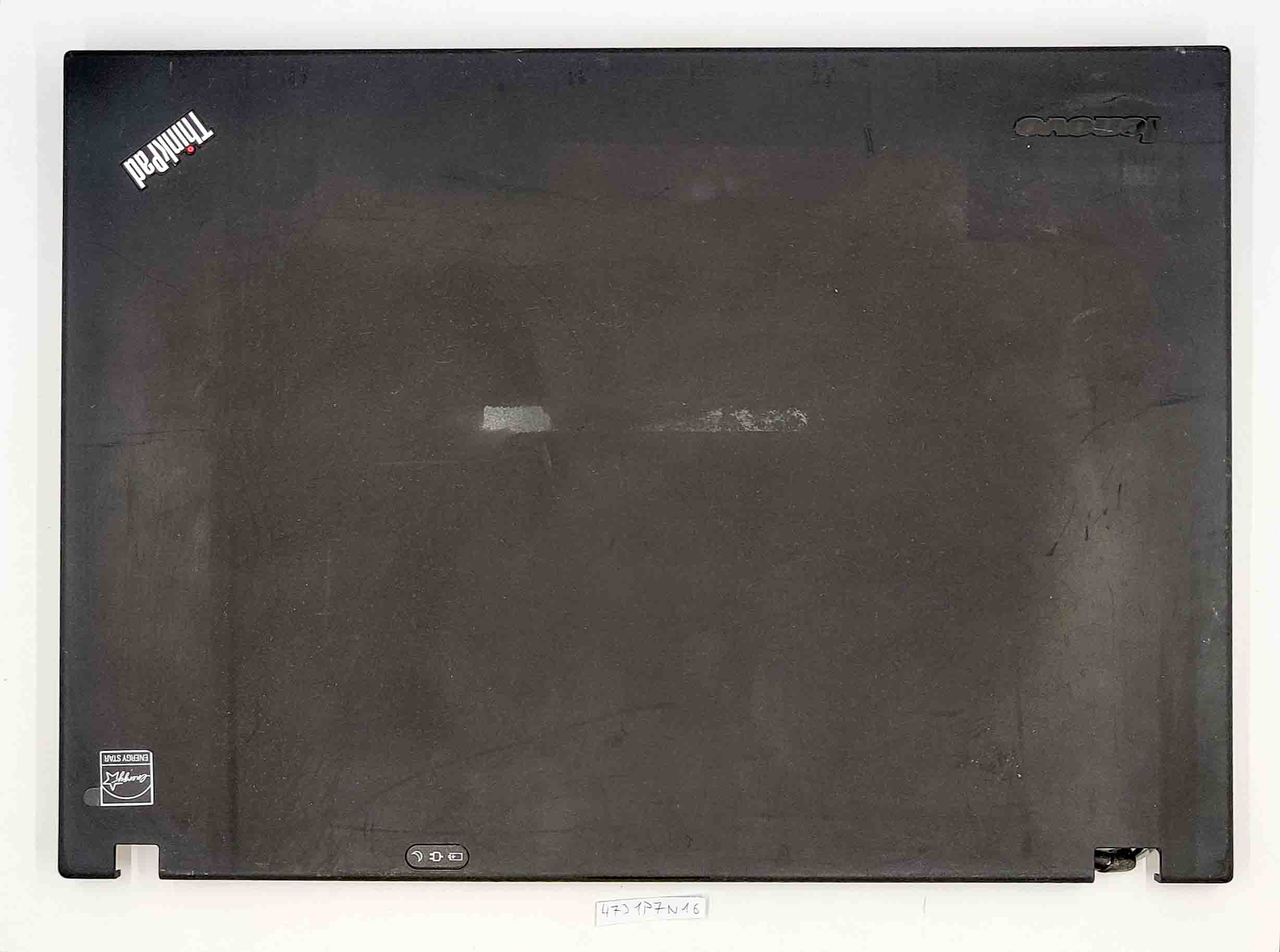 Lenovo ThinkPad T400 R400 LCD képernyő hátsó hátsó borító felső fedél + antennakábelek 42X4833