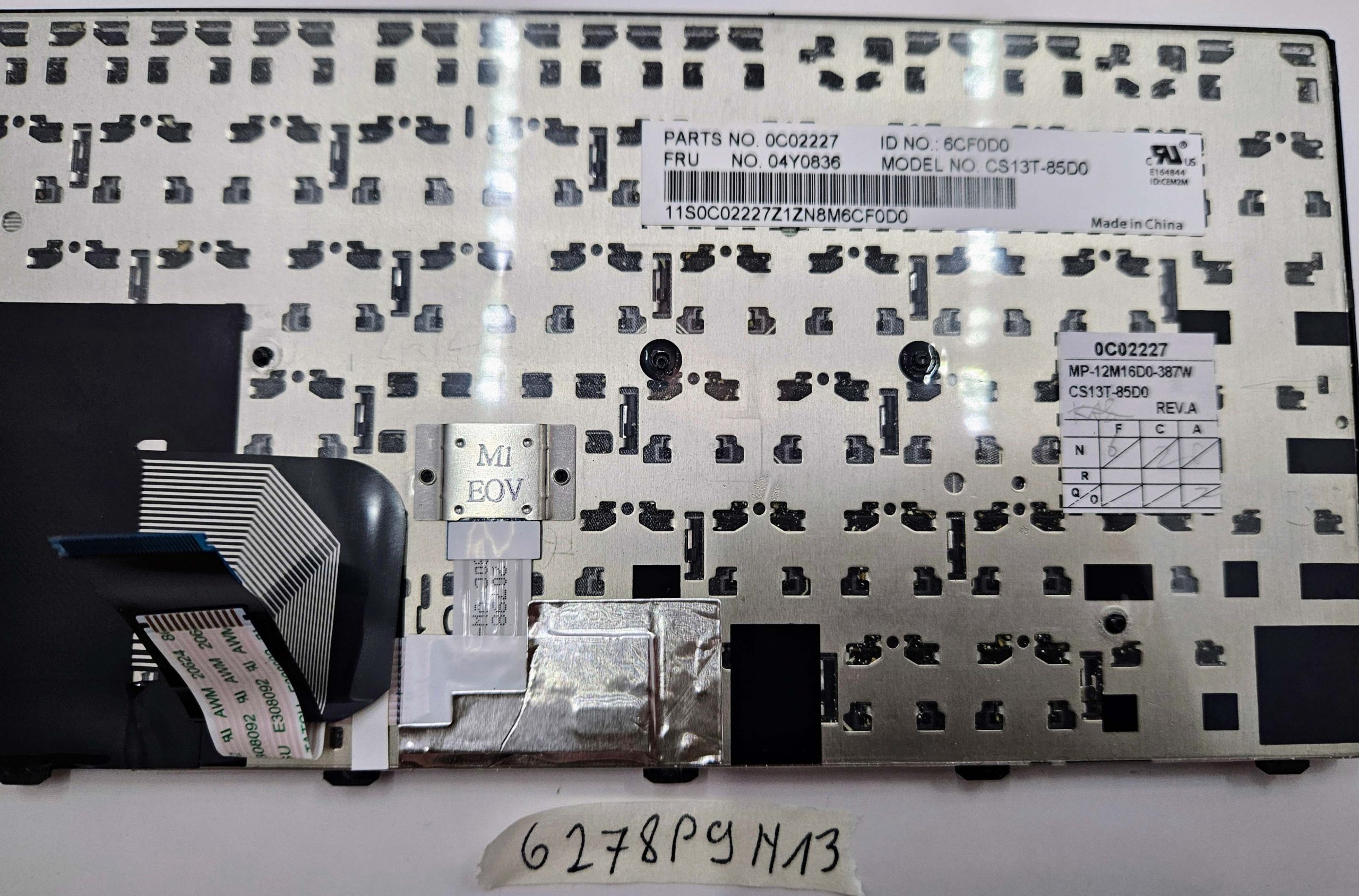 Lenovo ThinkPad T440p T450 T460 német billentyűzet 04Y0836 - Image 2