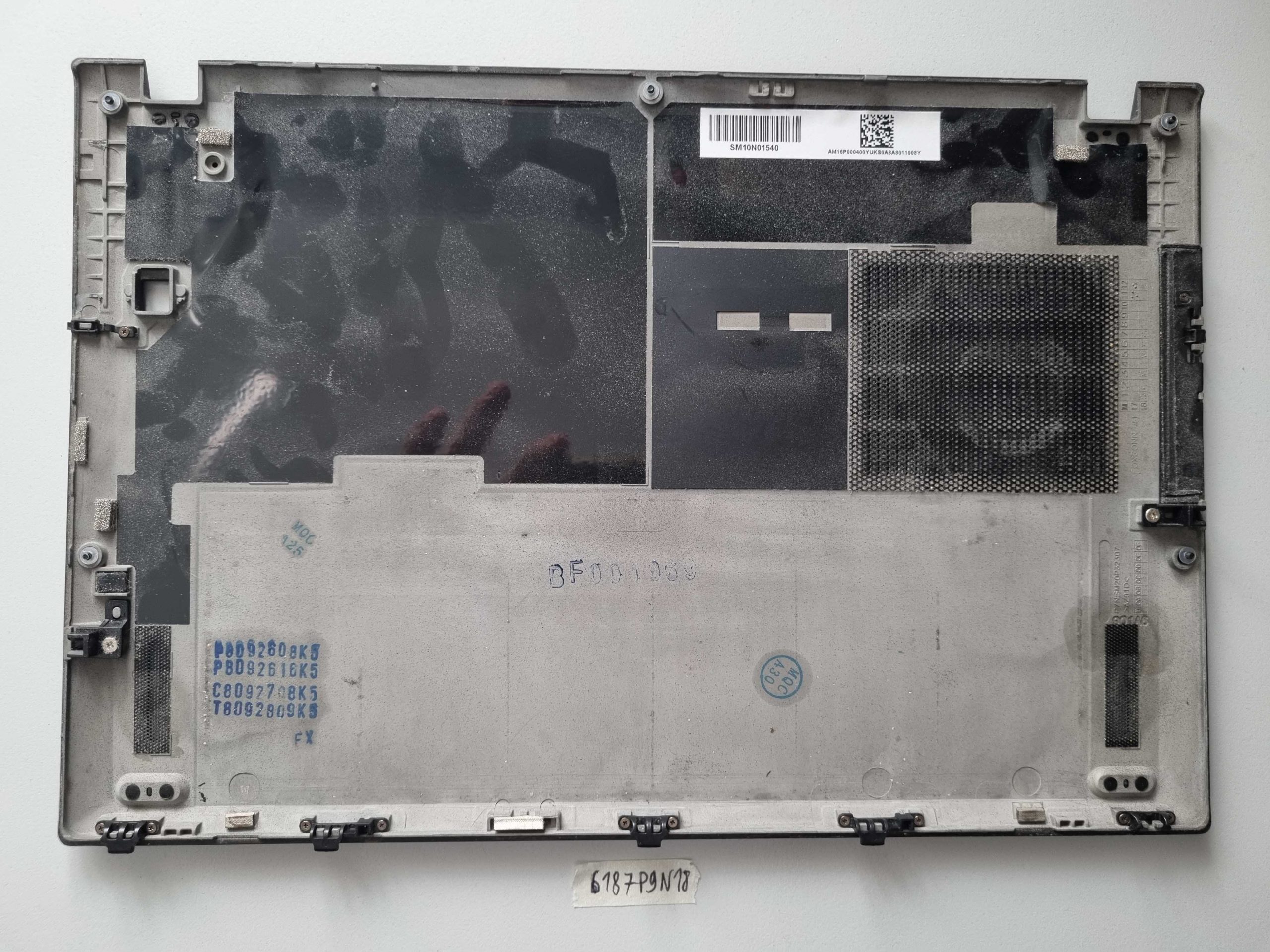 Lenovo ThinkPad X280 12,5"-os alsó tok alapburkolat AM16P000400 laptop alkatrészek - Image 2