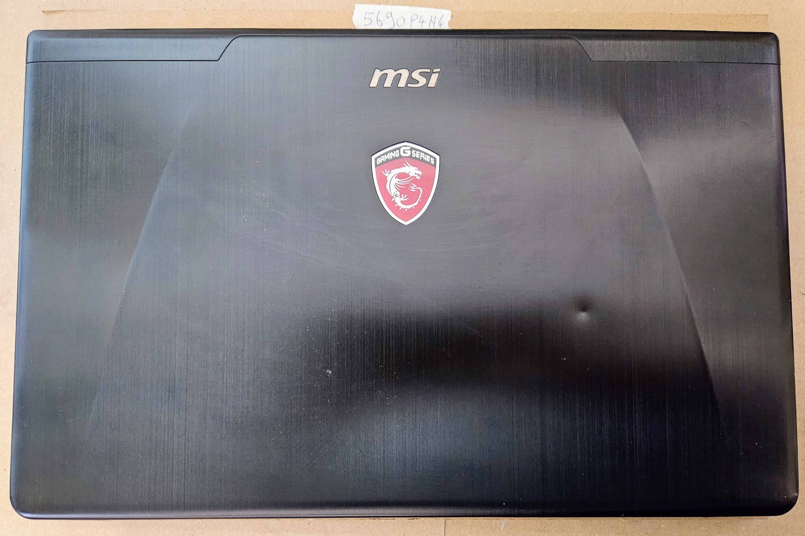 MSI GE60 2PC Apache laptop felső képernyőborító – Eredeti cserealkatrész