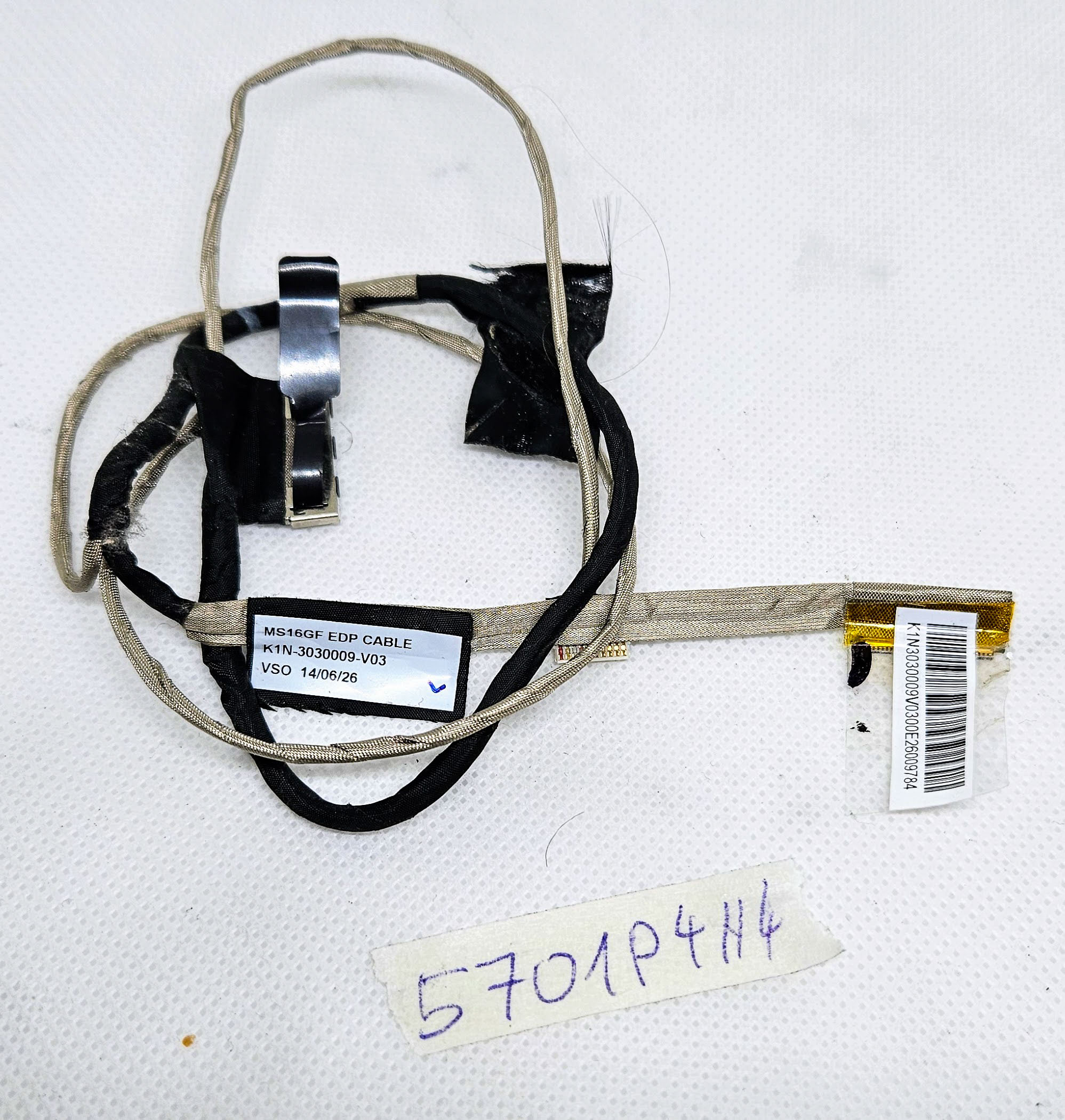 MSI GE60 2PC Apache MS-16GF eDP LCD képernyő kábel – Eredeti laptop alkatrész