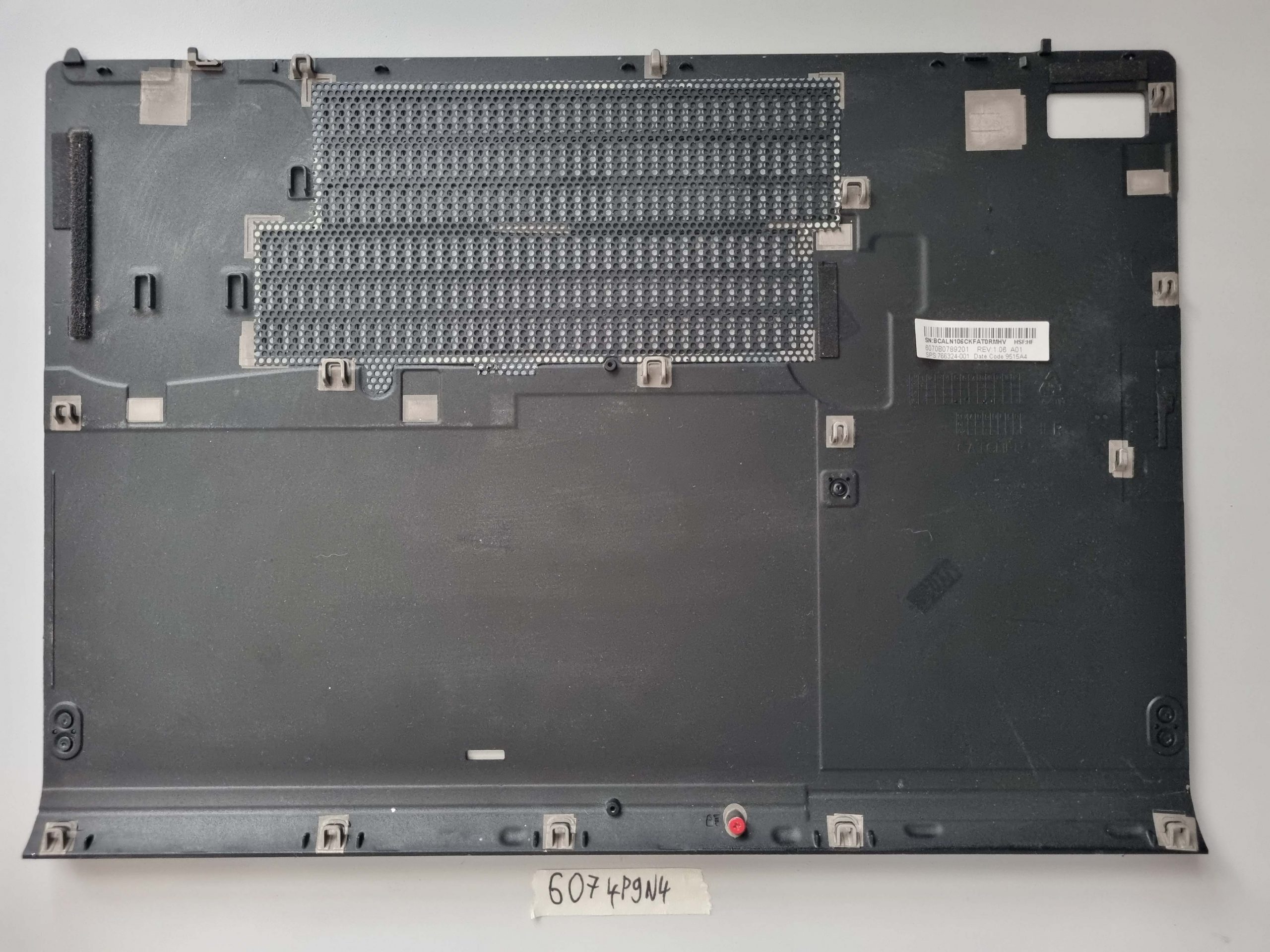 Matt fekete laptop alkatrészborító HP EliteBook 840 G1-hez – 766324-001 779684-001 - Image 2