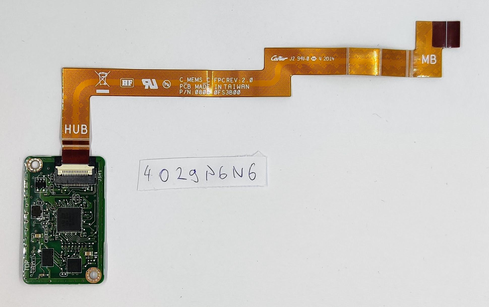 OEM Latitude Rugged Extreme 7204 7214 C_MEMS_C FPC Flex Cable 0800-0FS3B00