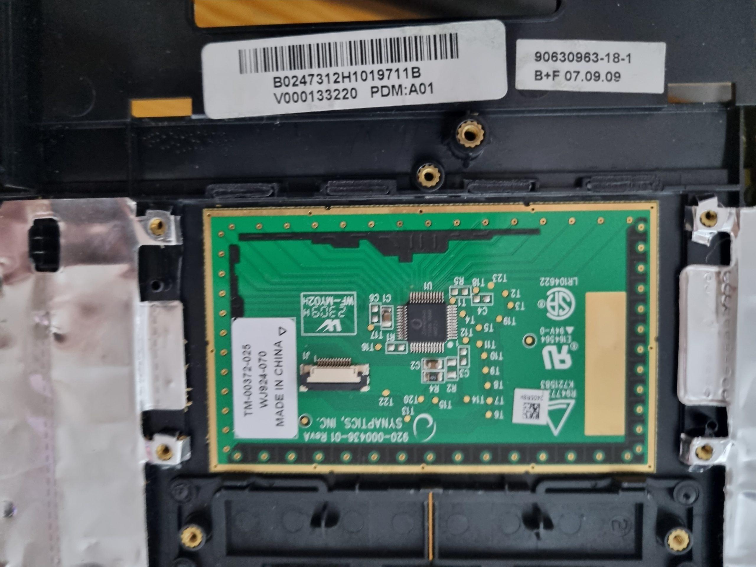 EREDETI TOSHIBA SATELLITE L300-2CZ V000133220 FELSŐ BURKOLAT + ÉRINTŐPAD - Image 2