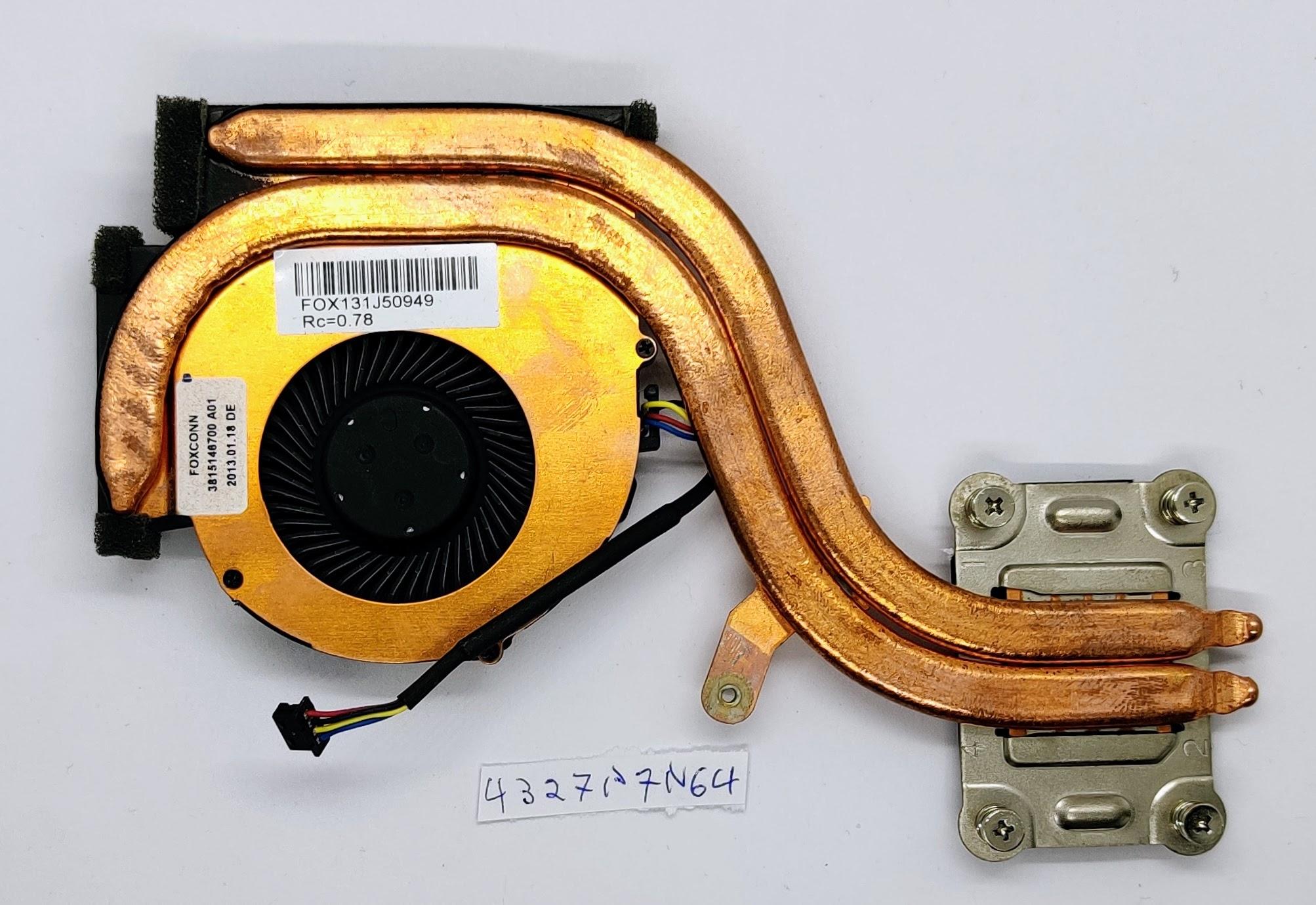 Eredeti Lenovo ThinkPad X230 X230i X230T X220 X220i X220T CPU hűtőventilátor hűtőbordával 04W6923 - Image 2