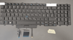 Eredeti Eredeti Dell Latitude 5580 billentyűzetbillentyű 02R2P6 | QWERTZ elrendezés | USA | Laptop alkatrészek