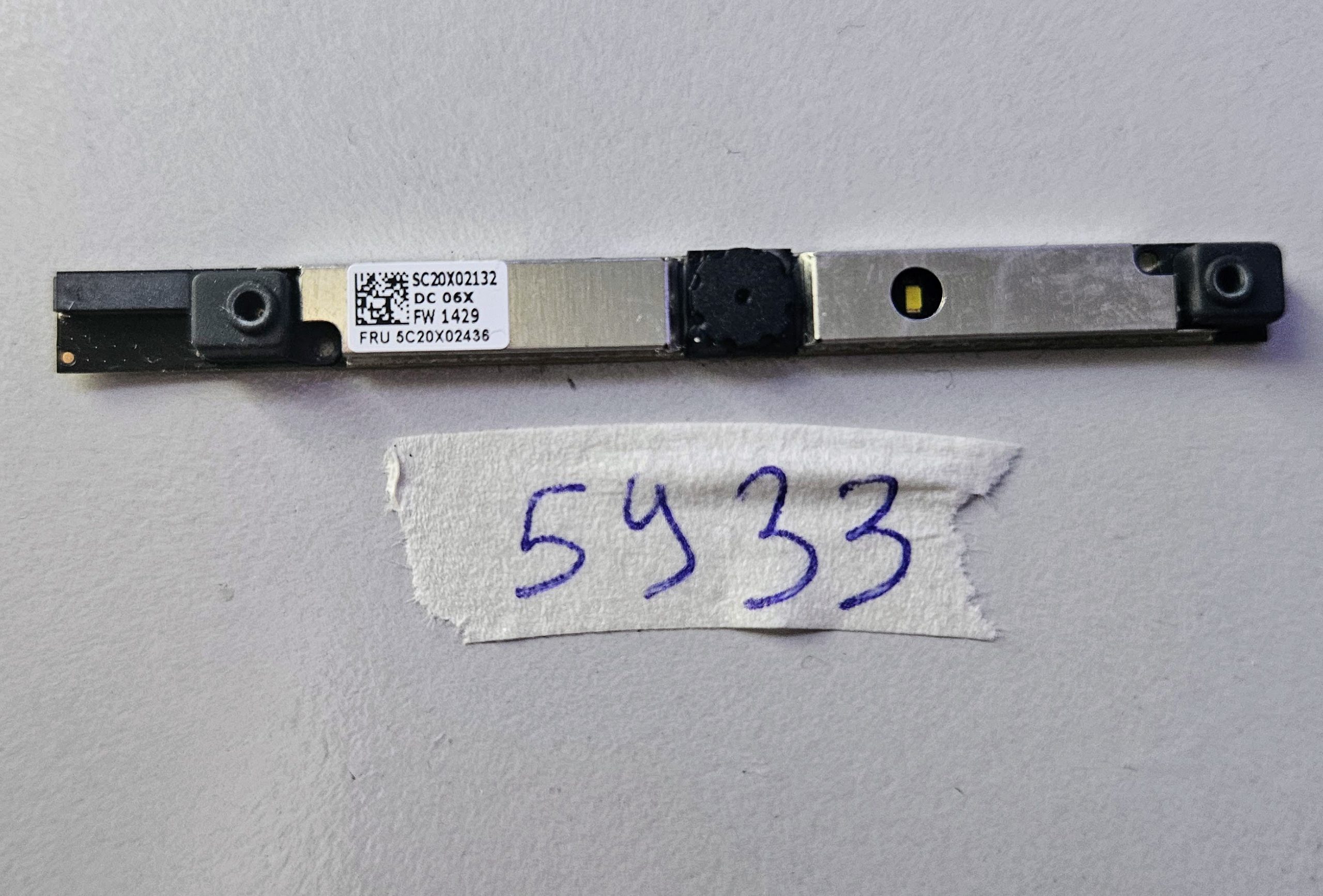 Eredeti Lenovo Laptop Camera 5C20X2436 IdeaPad 153 15IML05 - Tesztelt