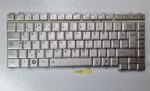QWERTY UK TOSHIBA A200 A210 M200 M206 BILLENTYŰZET, KFRSBA124A, PK130180340 SZÜRKE (SLO gravírozás)