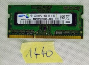 Samsung 2GB 2GB DDR3 M471B5773DH0-CH9 SODIMM PC3-10600 DDR memóriasáv