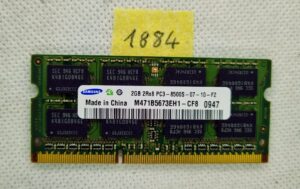 Samsung 2x2GB PC3-8500S DDR3 1066MHz 204 tűs M471B5673EH1-CF memória