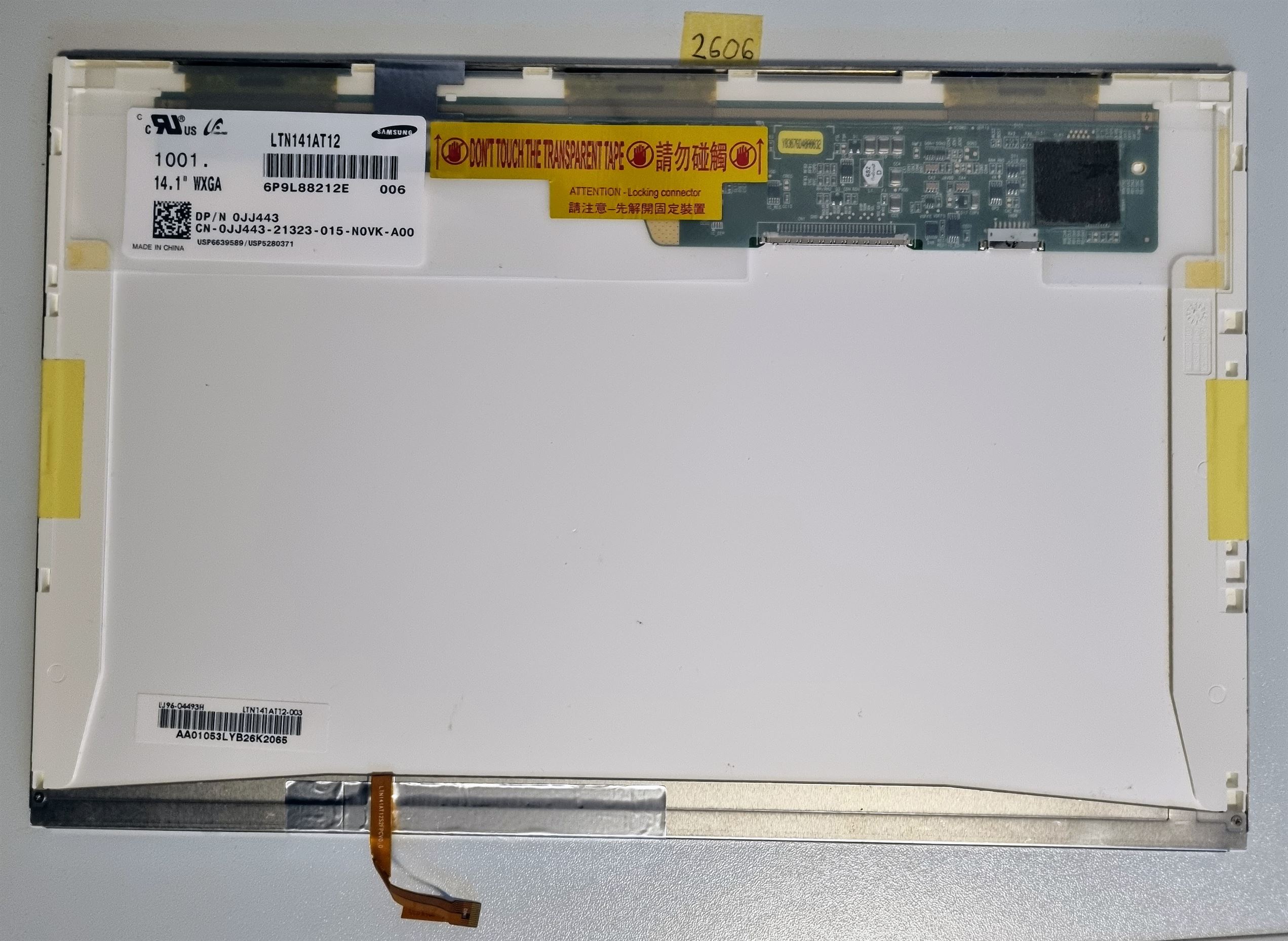 Samsung LTN141AT12-W03 LED LCD 14.1 kijelző - Laptop csereképernyő