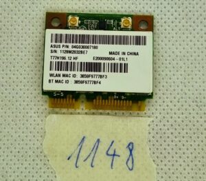 Sony VPCEH VPCF2 VPCEL VPCCA PCG-71911M PCG-81312M WIFI vezeték nélküli kártya AR5B195