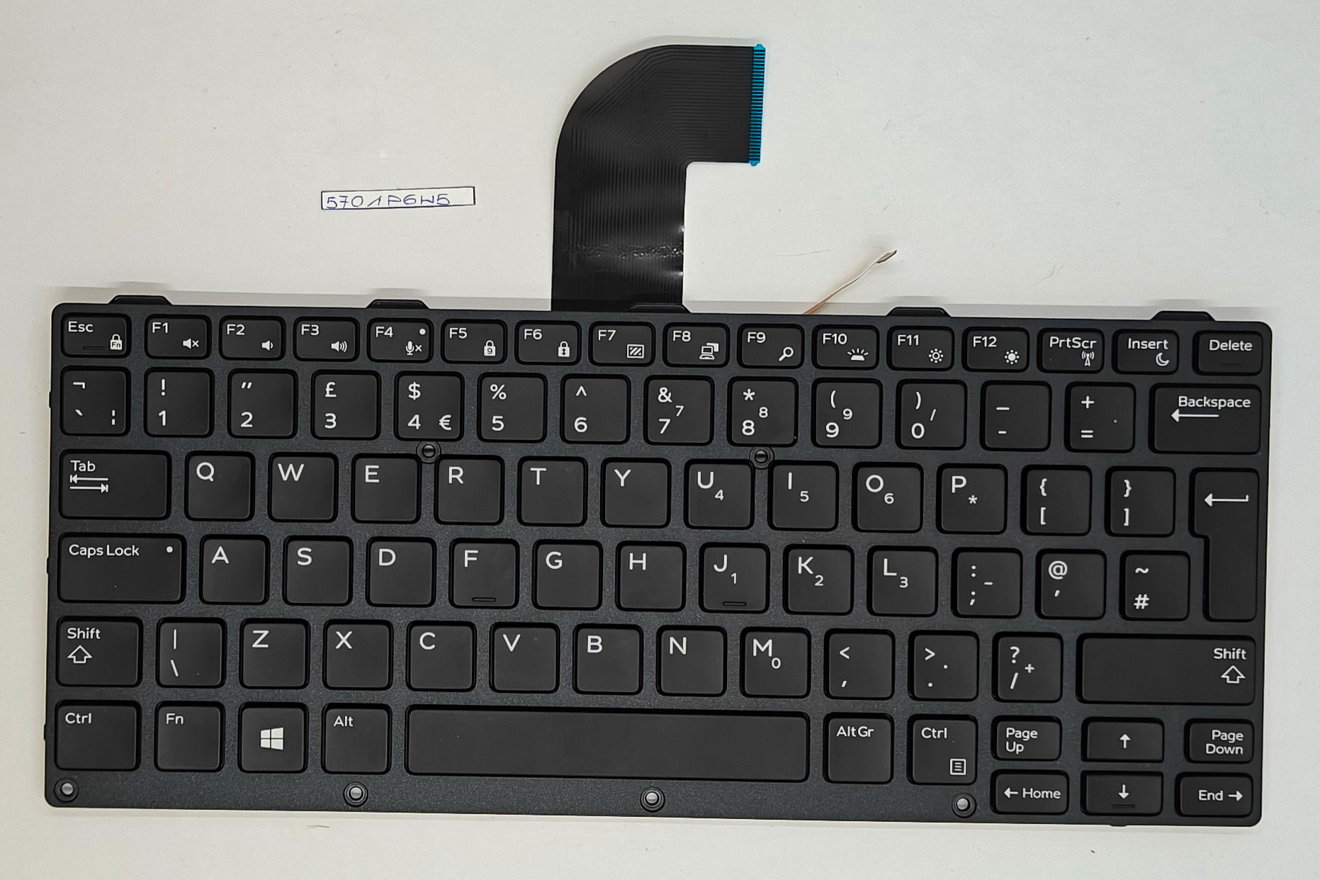 Használt Dell 7204/7214/7330 Rugged Extreme UK háttérvilágítású billentyűzet tesztelve