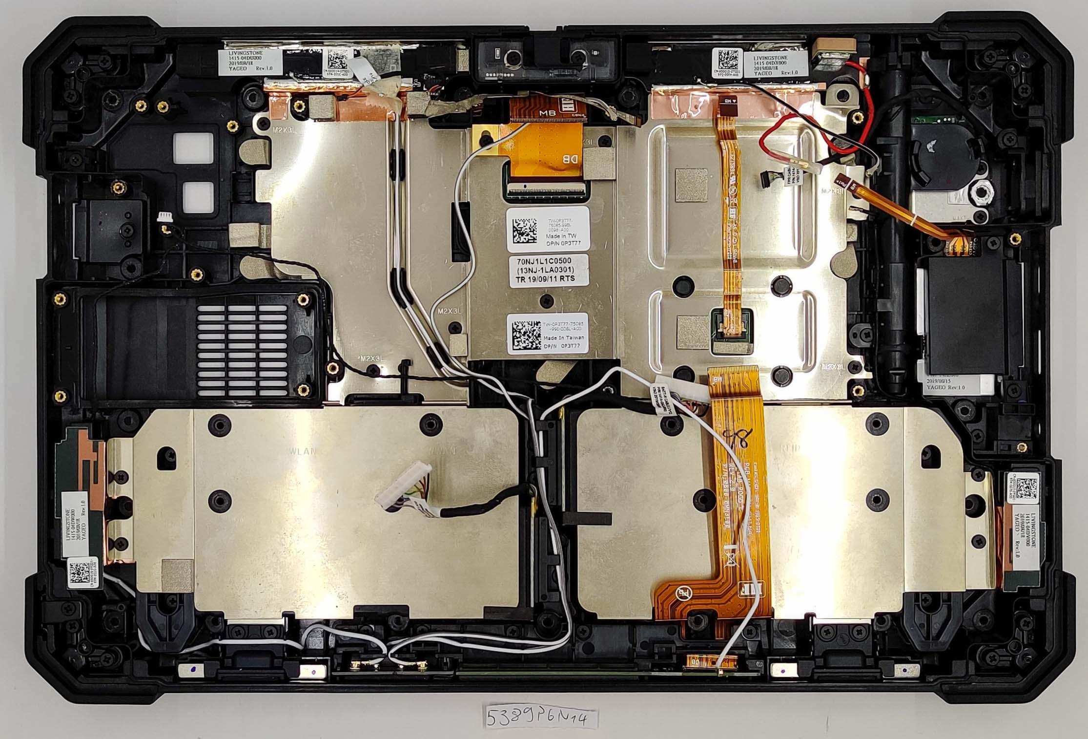 Használt Dell Latitude 7202 Rugged Tablet Bottom Base 0P3T77 Tesztelt működés - Image 2