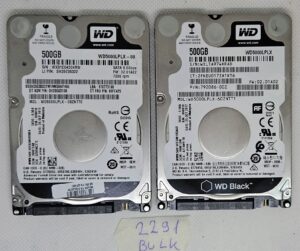 BULK 2 x WD 500 GB WD5000LPLX2,5" laptop merevlemez - nagy kapacitás és megbízható tárhely