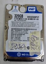 WD3200BBPVT 320 GB-os laptop merevlemez merevlemez 2,5" SATA Tesztelt 100% OK - Laptop alkatrészek
