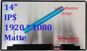 Schermo LED opaco IPS FHD da 14'' LP140WF9-SPD1, 1920x1080, 30 pin NUOVO