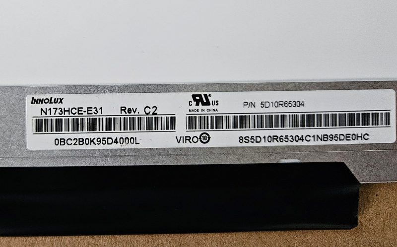 Schermo per laptop NV173FHM-N41 v8.0 17,3" FHD IPS opaco - Nuovo eDP a 30 pin - immagine 2