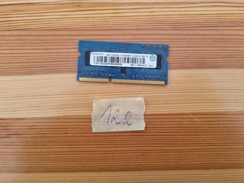 Ramaxel 100280282 - 4 GB (1 x 4 GB) 1600 MHz PC3-12800S DDR3-1600 SODIMM a 204 pin per laptop