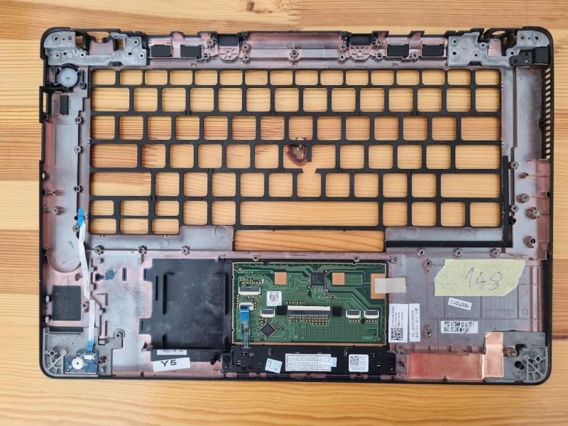 Copertura superiore del touchpad per poggiapolsi originale Dell Latitude E7470 M2MH8 - immagine 2