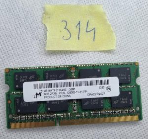 MT16KTF51264HZ-1G6M1 MEMORIA ORIGINALE OEM MICRON 4GB PC3-12800 PER LAPTOP (CA69)