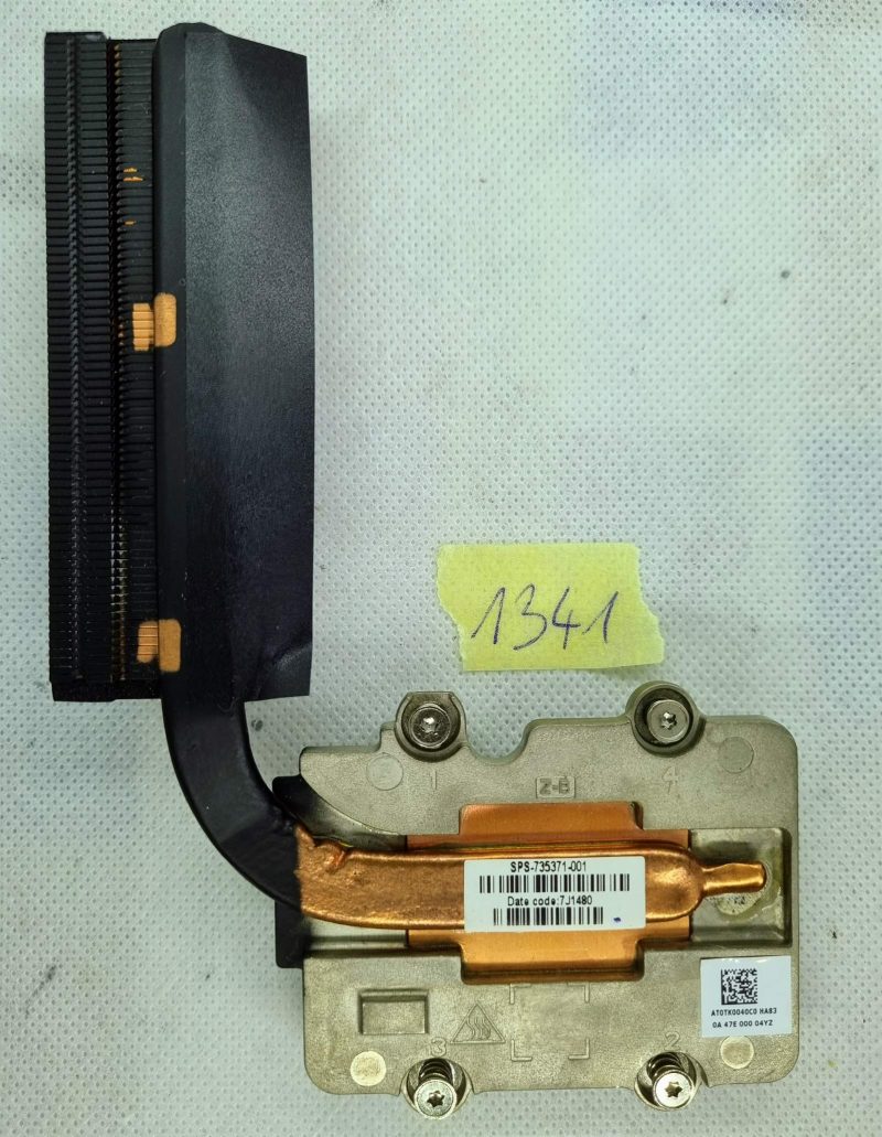 Per HP ZBOOK 17 G1 G2 CPU dissipatore di calore tubo in rame 735371-001